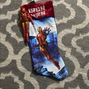 Iron Man Themed Socks - Red and Blue